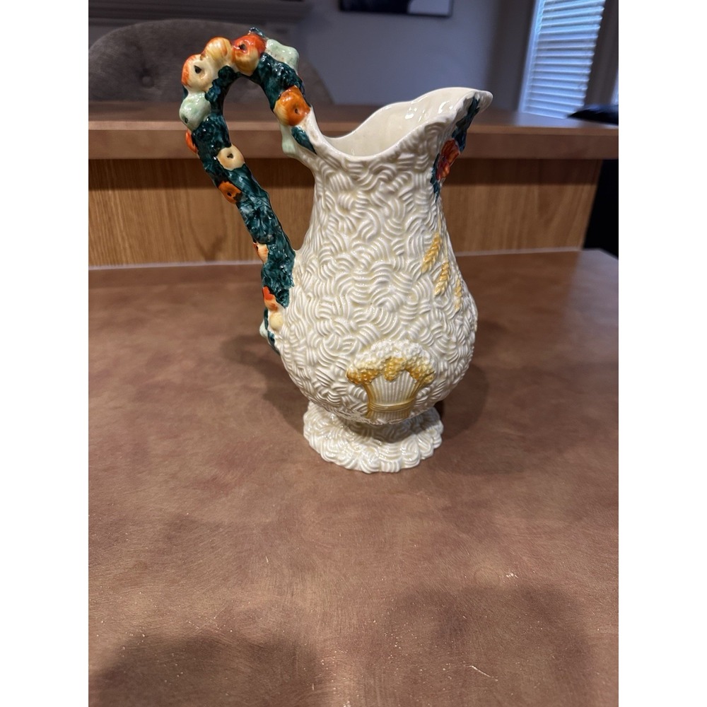Vintage 1930s Clarice Cliff 'Celtic Harvest' Jug Pitcher 22 cm Newport Pottery